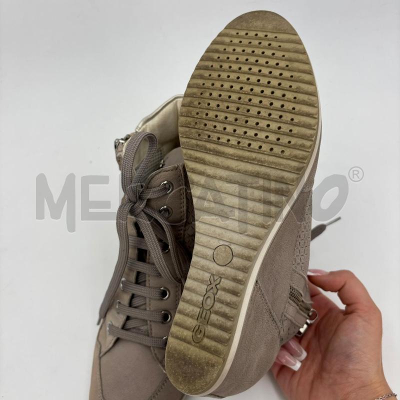 SCARPE D GEOX GRIGIE TACCO INTERNO  | Mercatino dell'Usato Roma torrevecchia 3