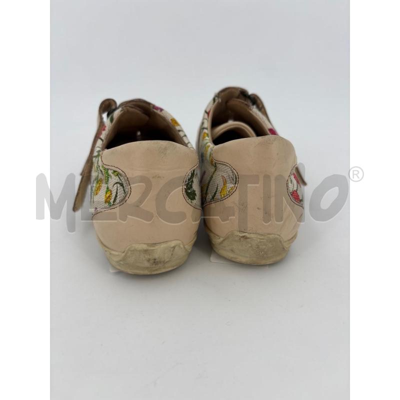 SCARPE D GUCCI BEIGE FANTASIA FIORI  | Mercatino dell'Usato Roma torrevecchia 3