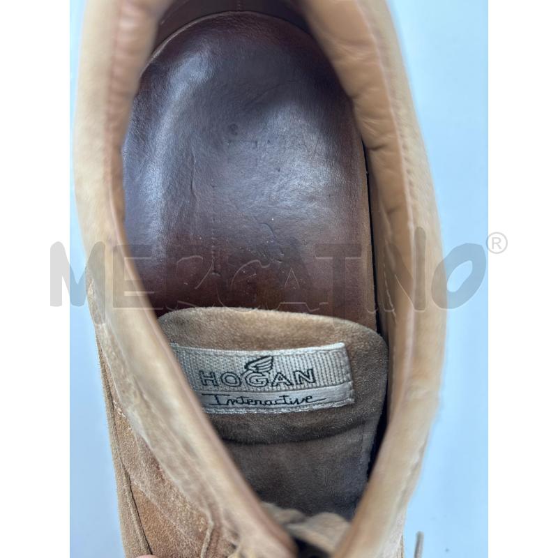 SCARPE D HOGAN MARRONI SUOLA NERA | Mercatino dell'Usato Roma torrevecchia 5
