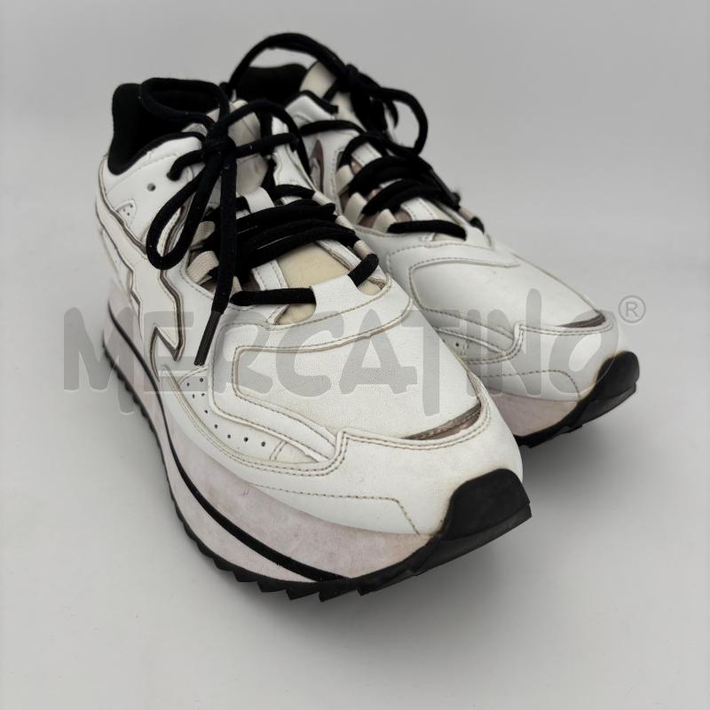 SCARPE D JUST SAY WIZZ BIANCHE PLATFORM | Mercatino dell'Usato Roma torrevecchia 1
