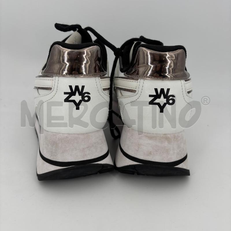 SCARPE D JUST SAY WIZZ BIANCHE PLATFORM | Mercatino dell'Usato Roma torrevecchia 2