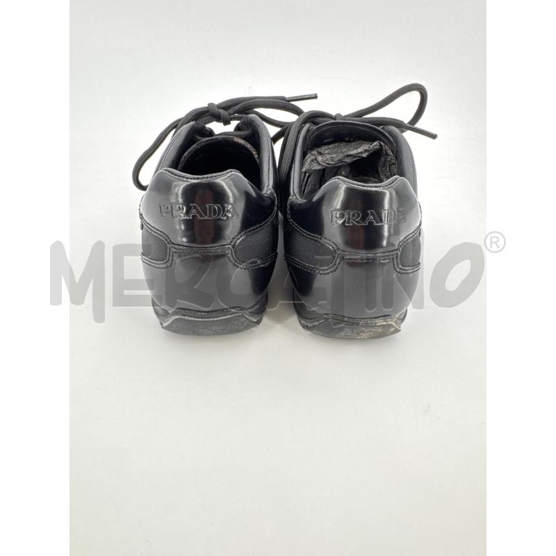 SCARPE D PRADA NERE BANDA LUCIDA | Mercatino dell'Usato Roma torrevecchia 2