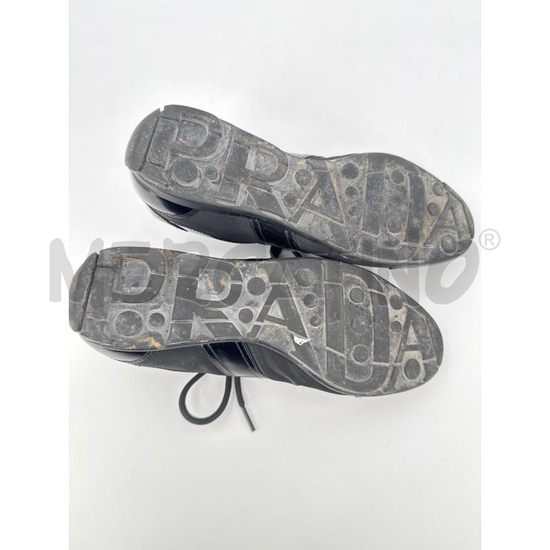 SCARPE D PRADA NERE BANDA LUCIDA | Mercatino dell'Usato Roma torrevecchia 5