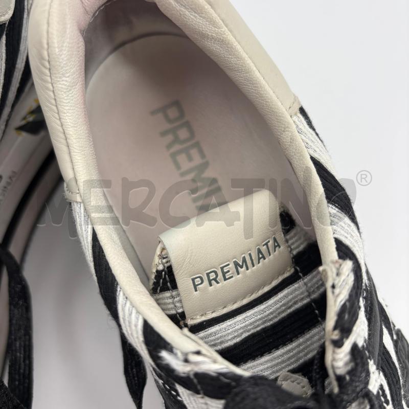 SCARPE D PREMIATA PLATFORM BIANCHE NERE | Mercatino dell'Usato Roma torrevecchia 5