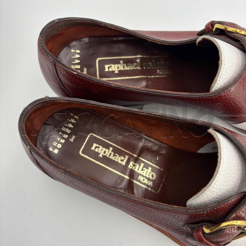 SCARPE FRATELLI ROSETTI FIBIA MARRONE BIANCA | Mercatino dell'Usato Roma torrevecchia 3