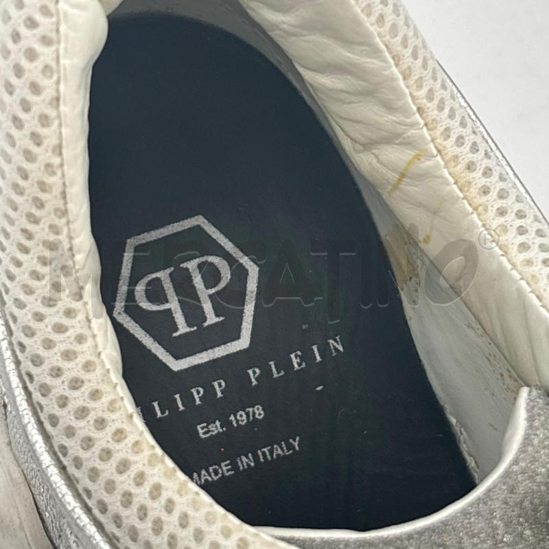 SCARPE PHILIPPE PLEIN ARGENTATE BIANCHE | Mercatino dell'Usato Roma torrevecchia 5