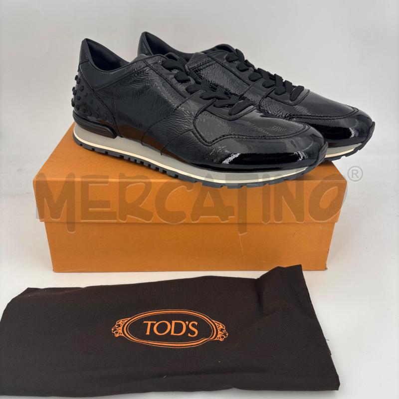 SCARPE TOD'S NERE LUCIDE | Mercatino dell'Usato Roma torrevecchia 1