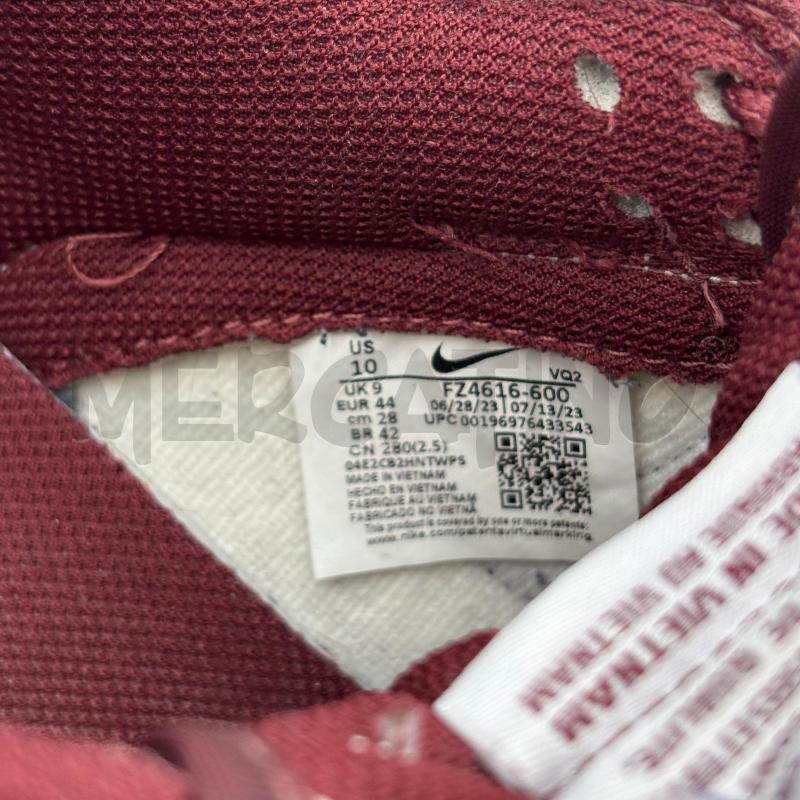 SCARPE U DUNK LOW BIANCA BORDEAUX  | Mercatino dell'Usato Roma torrevecchia 4