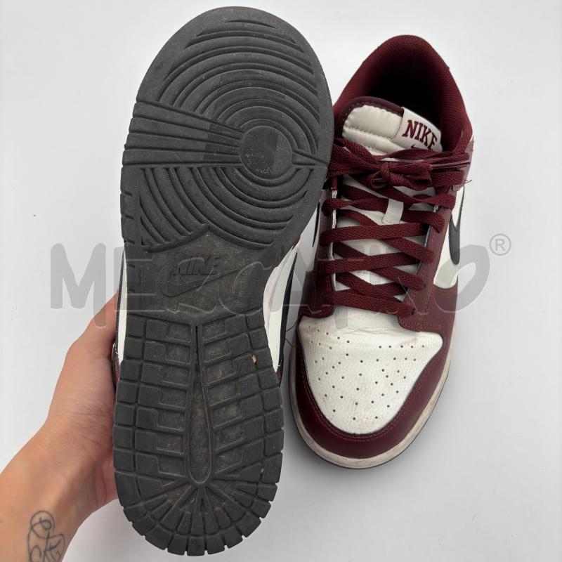 SCARPE U DUNK LOW BIANCA BORDEAUX  | Mercatino dell'Usato Roma torrevecchia 5
