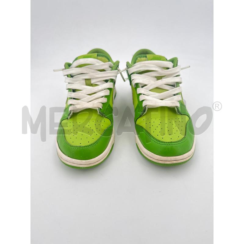 SCARPE U DUNK VERDI CHIARO SCURO SWOSH BIANCHI  | Mercatino dell'Usato Roma torrevecchia 2