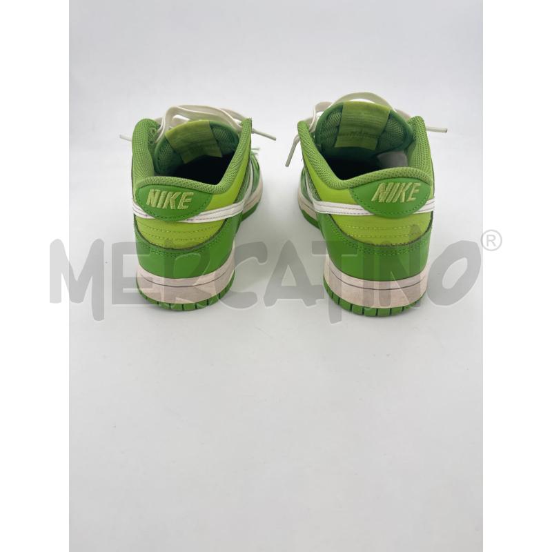 SCARPE U DUNK VERDI CHIARO SCURO SWOSH BIANCHI  | Mercatino dell'Usato Roma torrevecchia 3