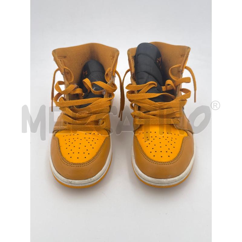 SCARPE U JORDAN GIALLE OCRA SWOOSH NERO  | Mercatino dell'Usato Roma torrevecchia 2