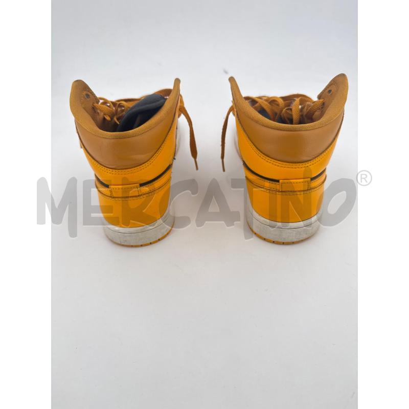 SCARPE U JORDAN GIALLE OCRA SWOOSH NERO  | Mercatino dell'Usato Roma torrevecchia 3