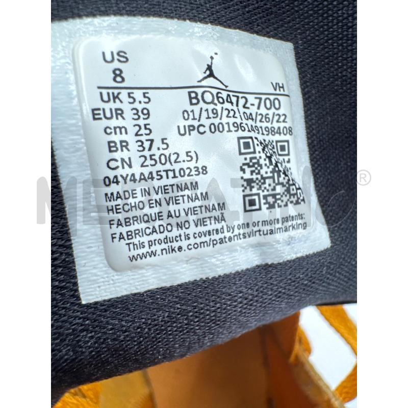 SCARPE U JORDAN GIALLE OCRA SWOOSH NERO  | Mercatino dell'Usato Roma torrevecchia 5
