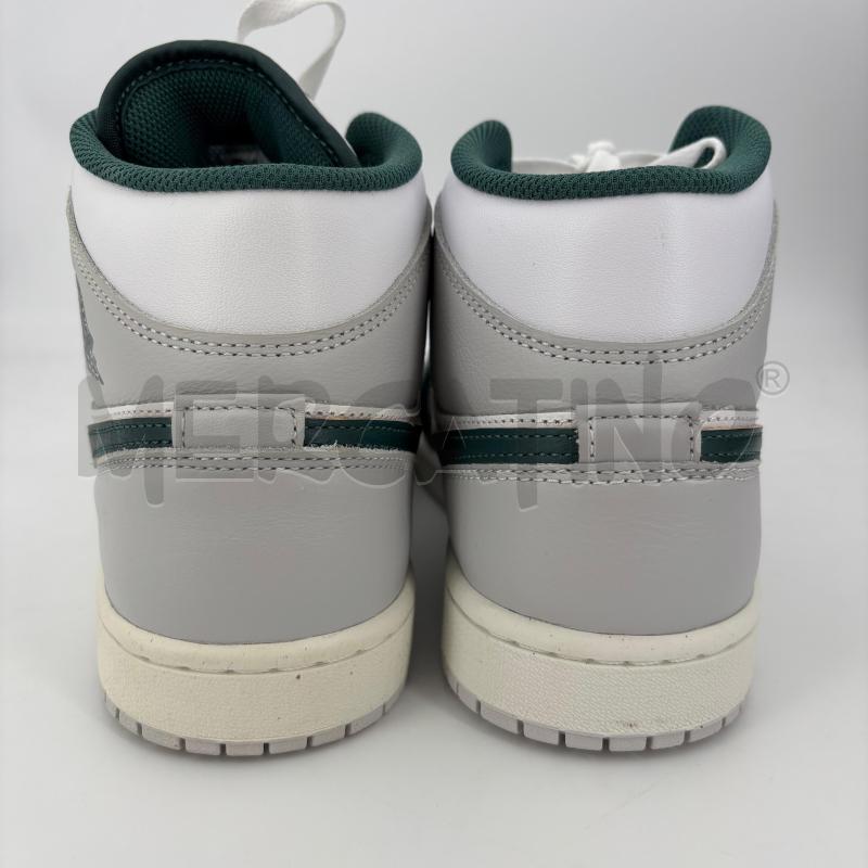 SCARPE U JORDAN MID BIANCHE VERDI GRIGIE | Mercatino dell'Usato Roma torrevecchia 3