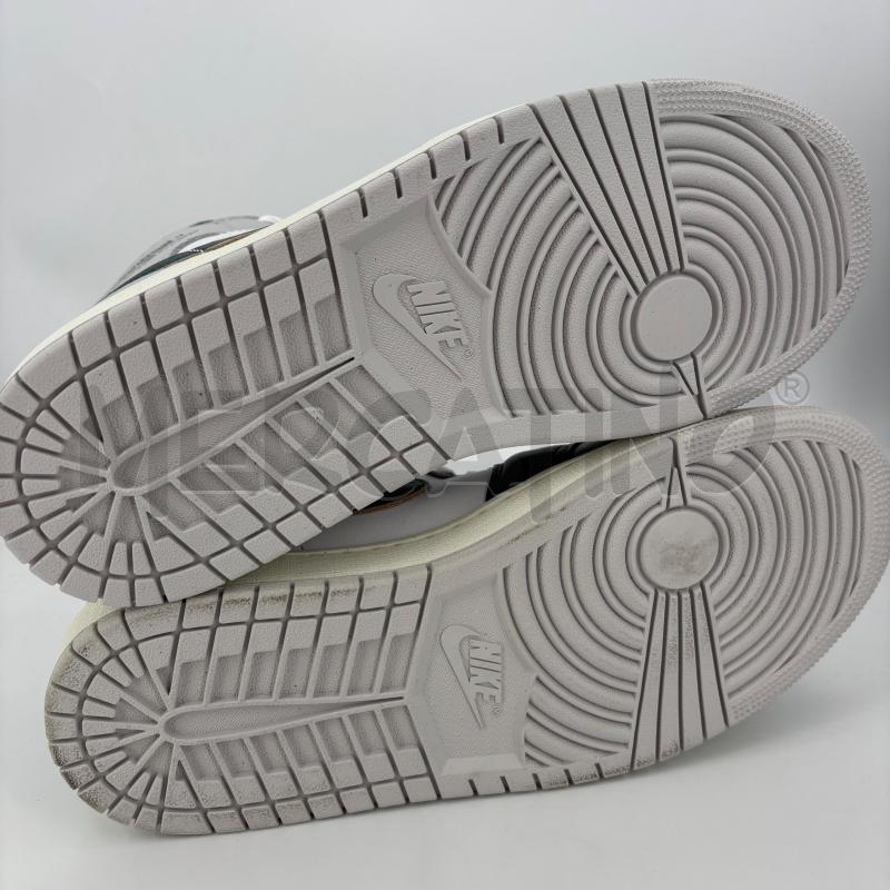 SCARPE U JORDAN MID BIANCHE VERDI GRIGIE | Mercatino dell'Usato Roma torrevecchia 5