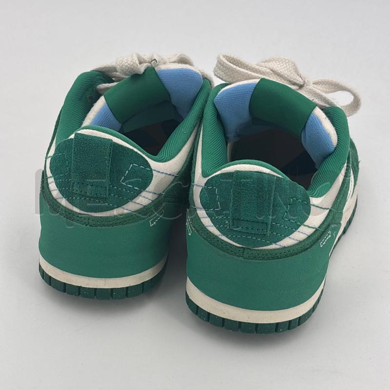 SCARPE U NIKE DUNK LOW BIANCHE VERDI  | Mercatino dell'Usato Roma torrevecchia 2