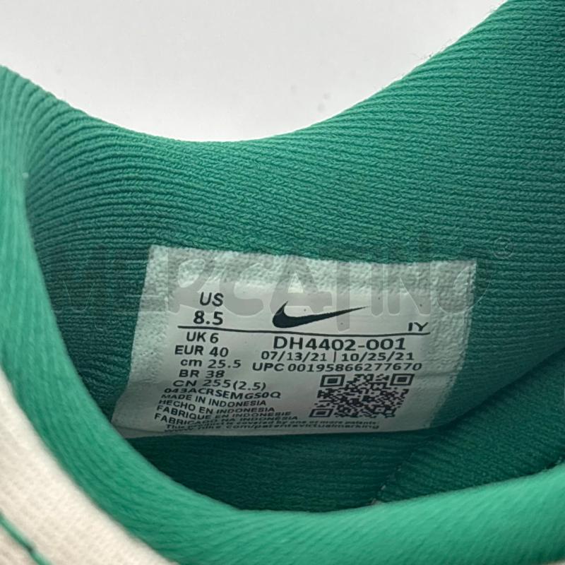 SCARPE U NIKE DUNK LOW BIANCHE VERDI  | Mercatino dell'Usato Roma torrevecchia 4