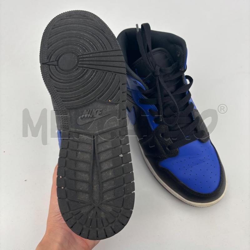 SCARPE U NIKE JORDAN MID NERE BLU  | Mercatino dell'Usato Roma torrevecchia 4