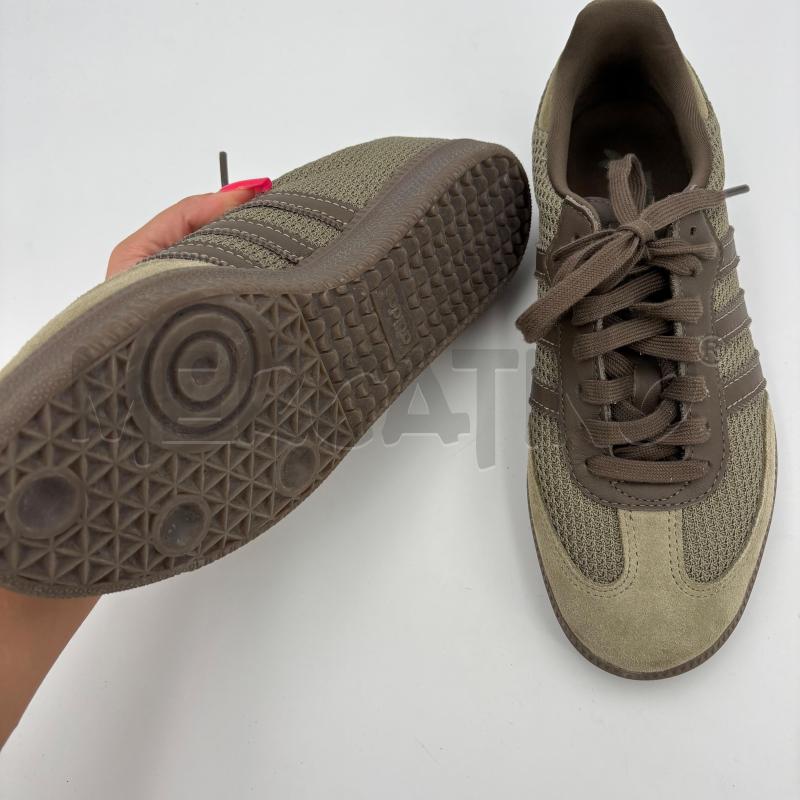 SCARPE U SAMBA TELA BEIGE MARRONI TRAFORATA | Mercatino dell'Usato Roma torrevecchia 4