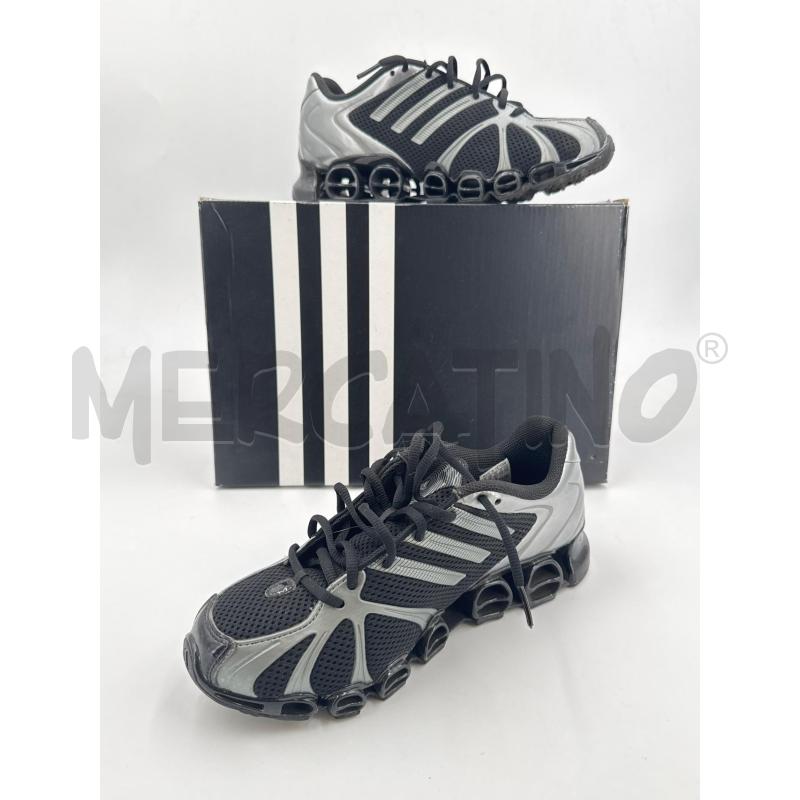 SCARPE  ADIDAS NERE ARGENT SUOLA FORELLATA | Mercatino dell'Usato Roma torrevecchia 1