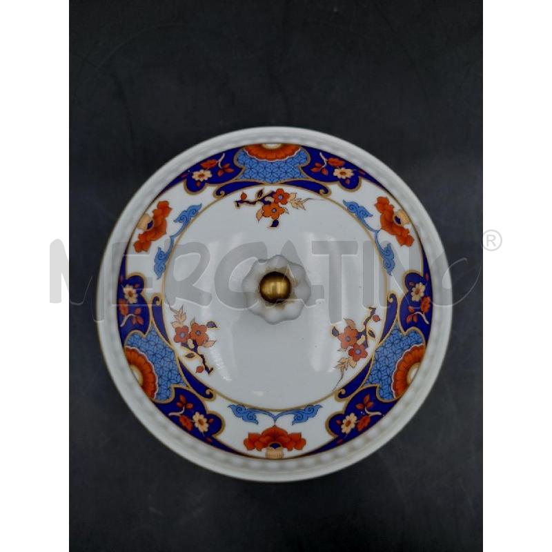 SCATOLA CER BAVARIA DEC FIORI ROSSI BLU | Mercatino dell'Usato Roma torrevecchia 2