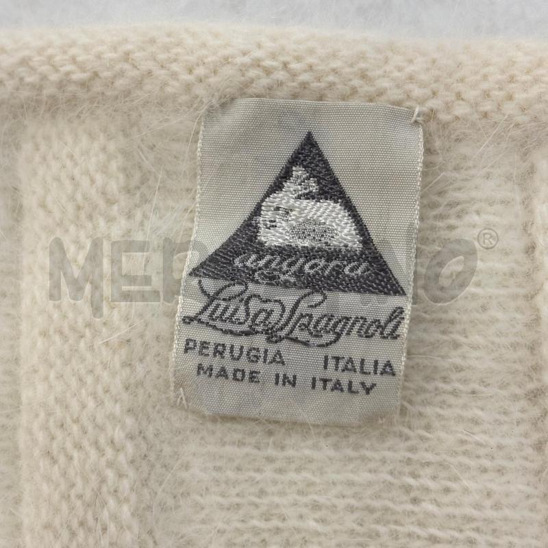 SCIARPA LUISA SPAGNOLI CASHMERE BIANCA  | Mercatino dell'Usato Roma torrevecchia 3