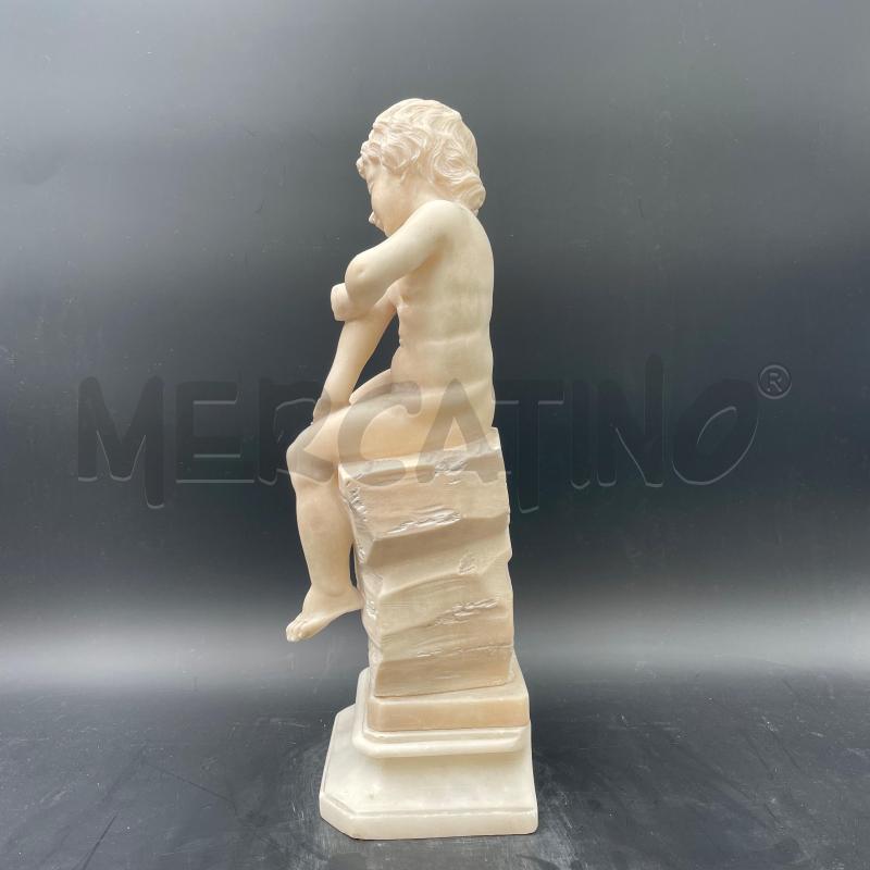 SCULTURA MARMO FANCIULLO PICCOLA IMPERFEZIONE | Mercatino dell'Usato Roma torrevecchia 2