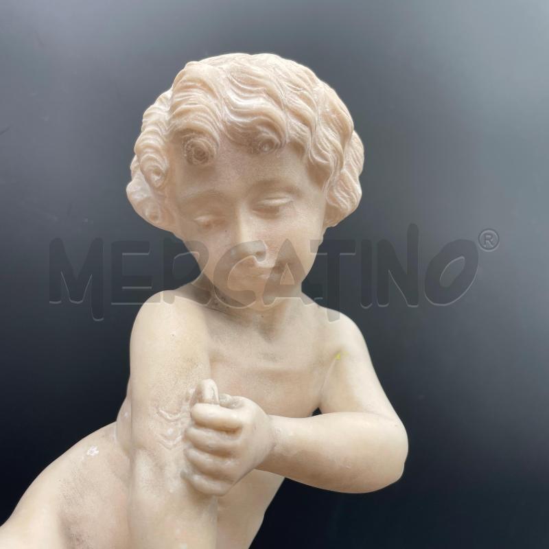 SCULTURA MARMO FANCIULLO PICCOLA IMPERFEZIONE | Mercatino dell'Usato Roma torrevecchia 5
