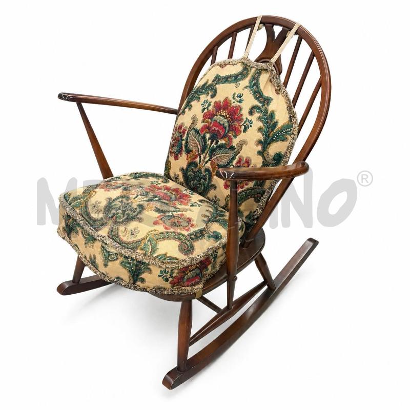 SEDIA DONDOLO ERCOL MID CENTURY | Mercatino dell'Usato Roma torrevecchia 1
