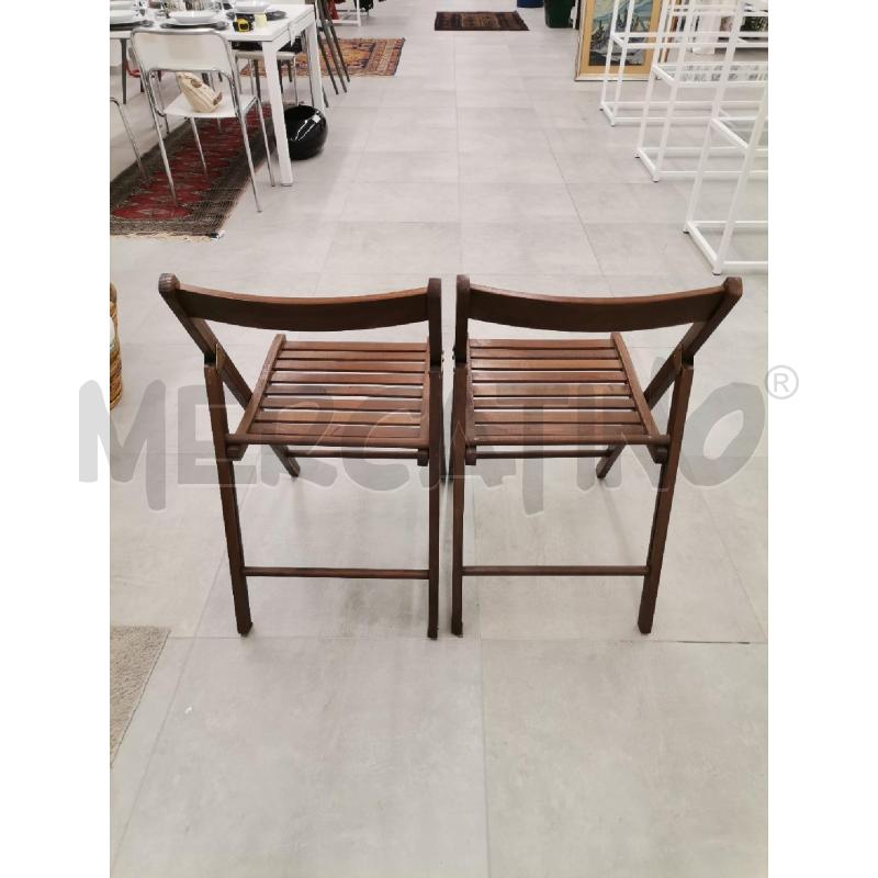 SEDIA PIEGHEVOLE LEGNO | Mercatino dell'Usato Roma torrevecchia 2