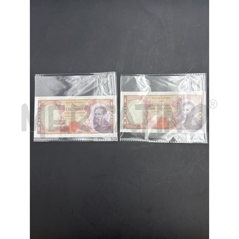 SERIE BANCONOTE 10000L 056948-49 | Mercatino dell'Usato Roma torrevecchia 1
