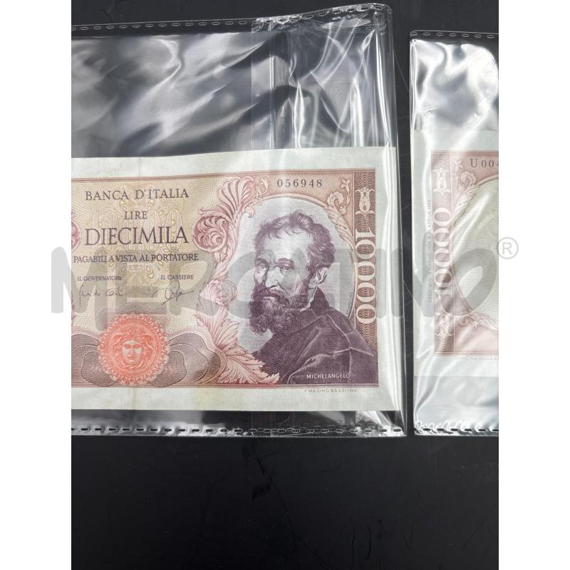 SERIE BANCONOTE 10000L 056948-49 | Mercatino dell'Usato Roma torrevecchia 2