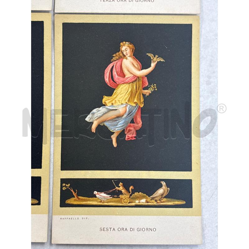 SERIE CARTOLINE LE ORE GIORNO NOTTE RAFFAELLO | Mercatino dell'Usato Roma torrevecchia 2