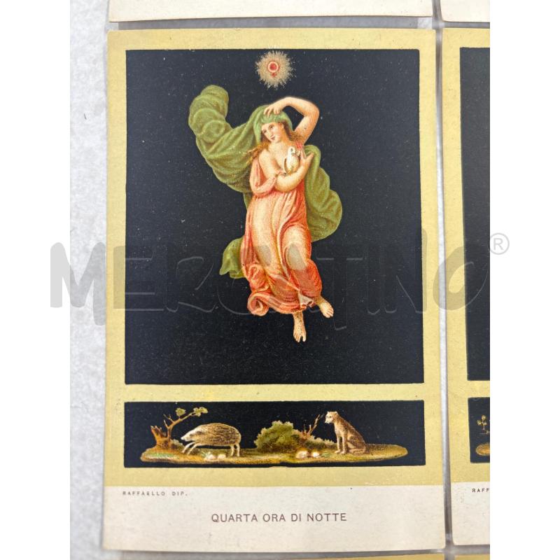 SERIE CARTOLINE LE ORE GIORNO NOTTE RAFFAELLO | Mercatino dell'Usato Roma torrevecchia 3