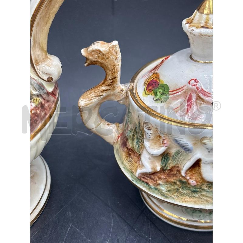 SERVIZIO CAFFE R CAPODIMONTE MAS 12+3 PUTTI | Mercatino dell'Usato Roma torrevecchia 4