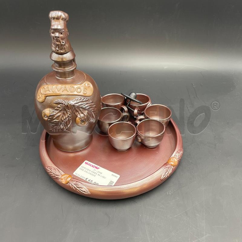 SERVIZIO GRES X6 LIQUORE SALVADOS | Mercatino dell'Usato Roma torrevecchia 1