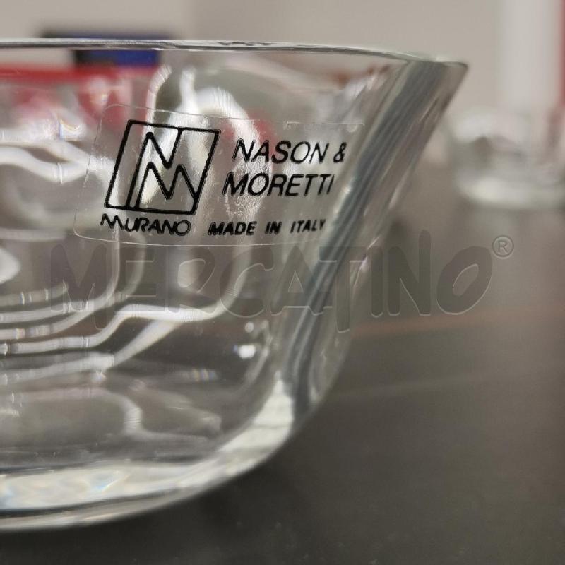 SERVIZIO MACEDONIA MURANO NASON&MORETTI COMPLETO | Mercatino dell'Usato Roma torrevecchia 5