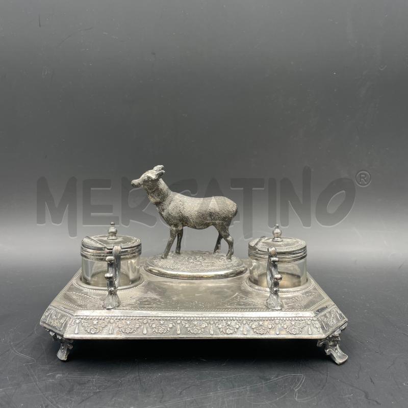SET DA SCRIVANIA CROMO CAPRETTO SPILLER LAVORATO | Mercatino dell'Usato Roma torrevecchia 1