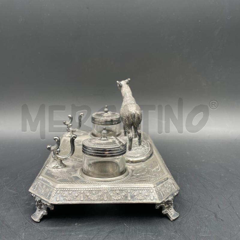SET DA SCRIVANIA CROMO CAPRETTO SPILLER LAVORATO | Mercatino dell'Usato Roma torrevecchia 2