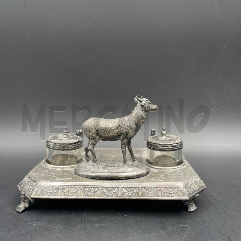 SET DA SCRIVANIA CROMO CAPRETTO SPILLER LAVORATO | Mercatino dell'Usato Roma torrevecchia 3