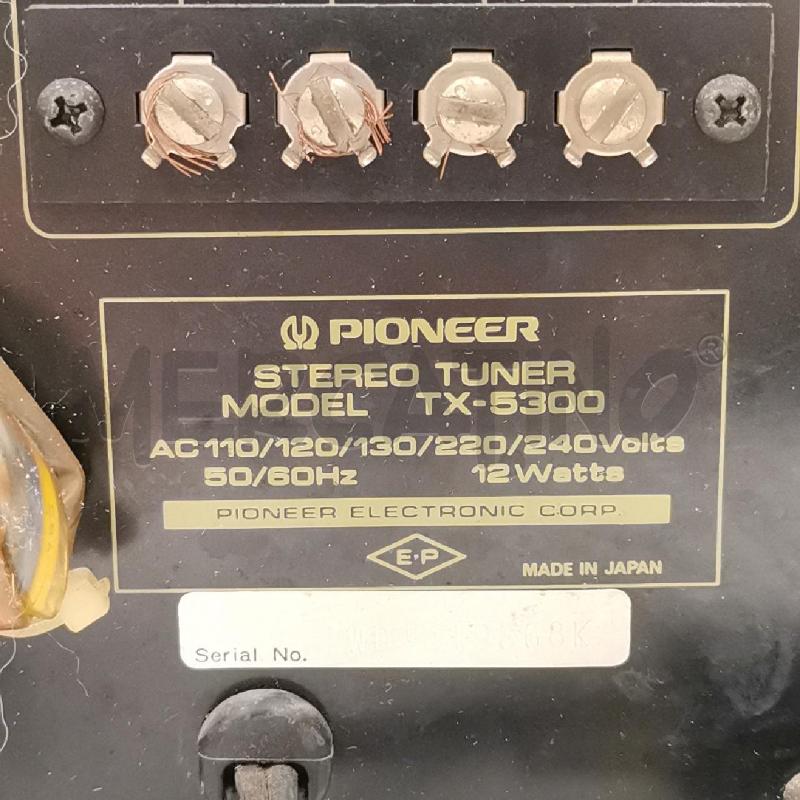 SINTONIZZATORE PIONEER TX-5300 | Mercatino dell'Usato Roma torrevecchia 5