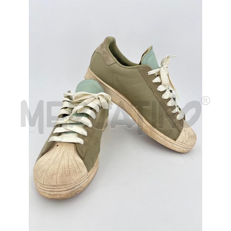 SNEAKERS ADIDAS VERDE MILITARE TESSUTO | Mercatino dell'Usato Roma torrevecchia 1