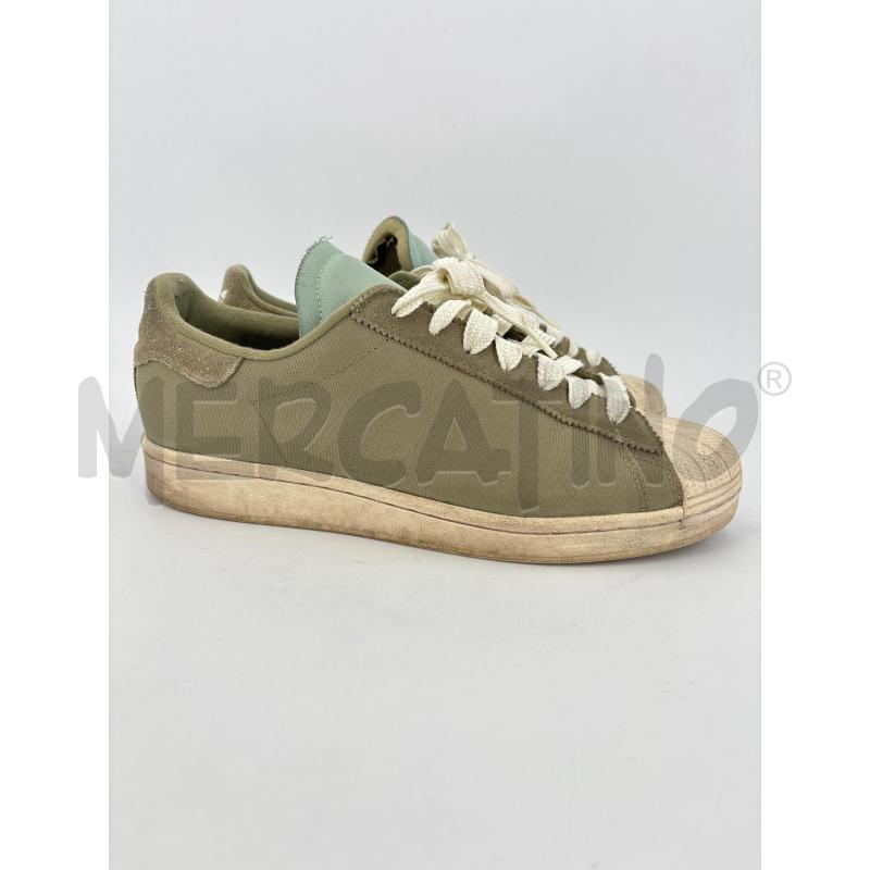 SNEAKERS ADIDAS VERDE MILITARE TESSUTO | Mercatino dell'Usato Roma torrevecchia 2