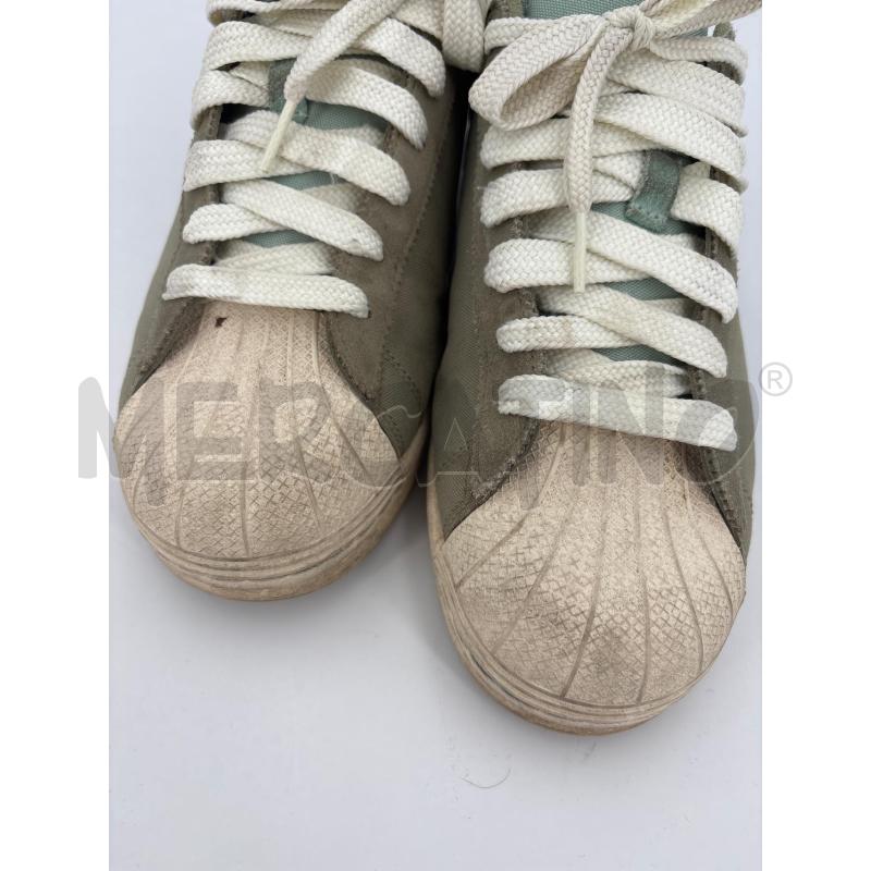 SNEAKERS ADIDAS VERDE MILITARE TESSUTO | Mercatino dell'Usato Roma torrevecchia 4