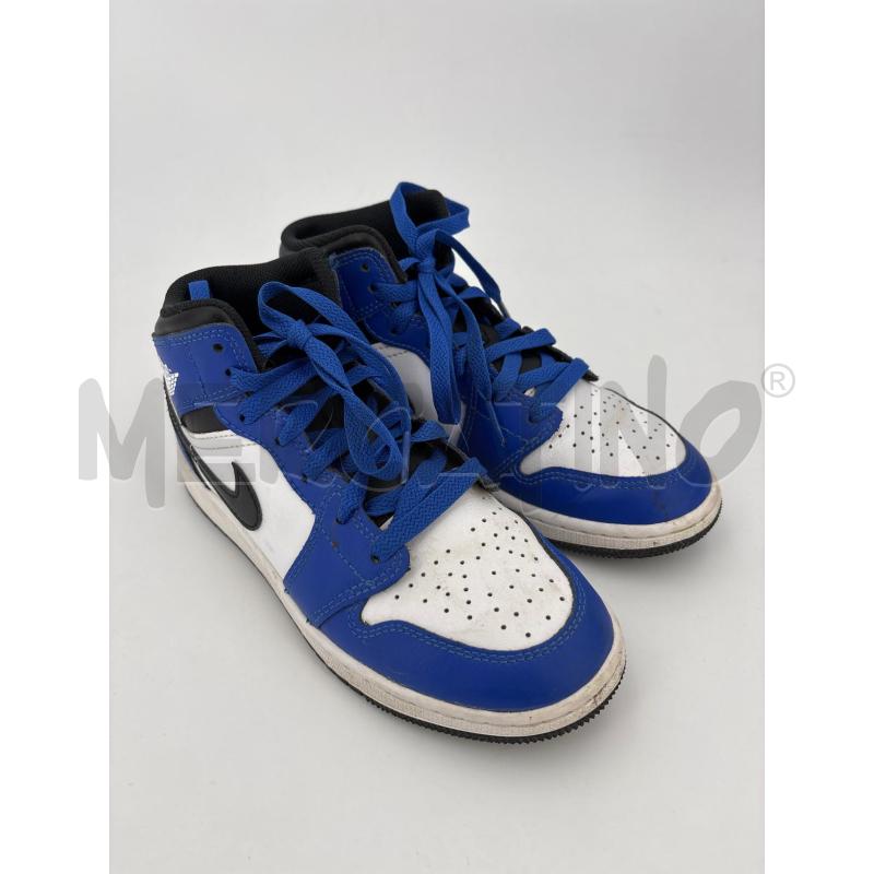 SNEAKERS B JORDAN BLU BAFFO NERO | Mercatino dell'Usato Roma torrevecchia 1