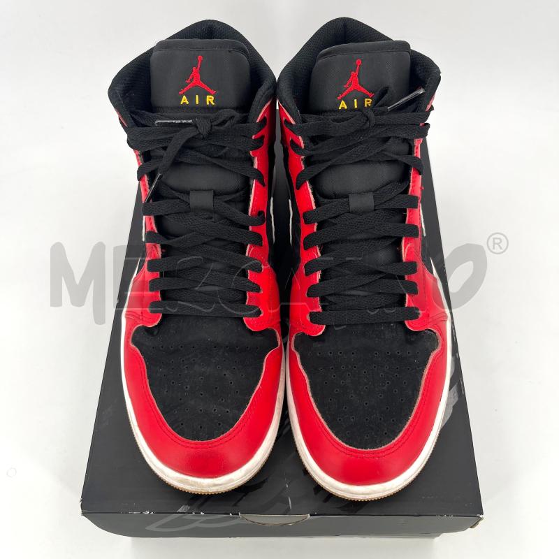 SNEAKERS JORDAN 1 MID CHRISTMAS NERA ROSSA | Mercatino dell'Usato Roma torrevecchia 2