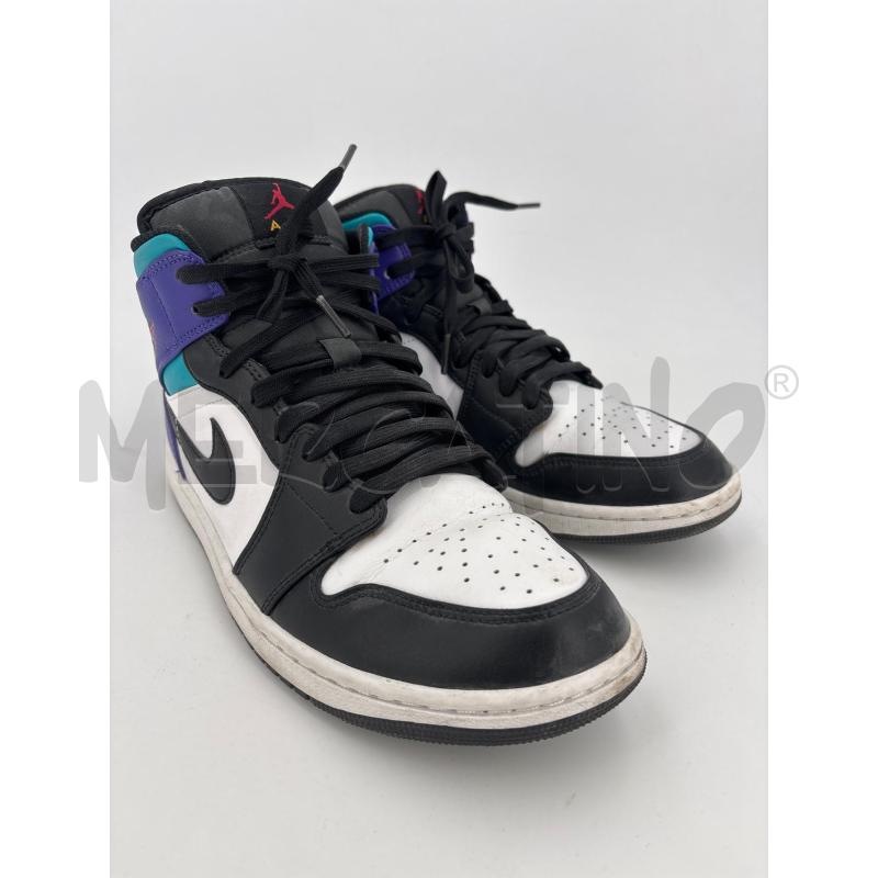 SNEAKERS JORDAN 1 MID COURT PURPLE TROPICAL TWIST  | Mercatino dell'Usato Roma torrevecchia 1
