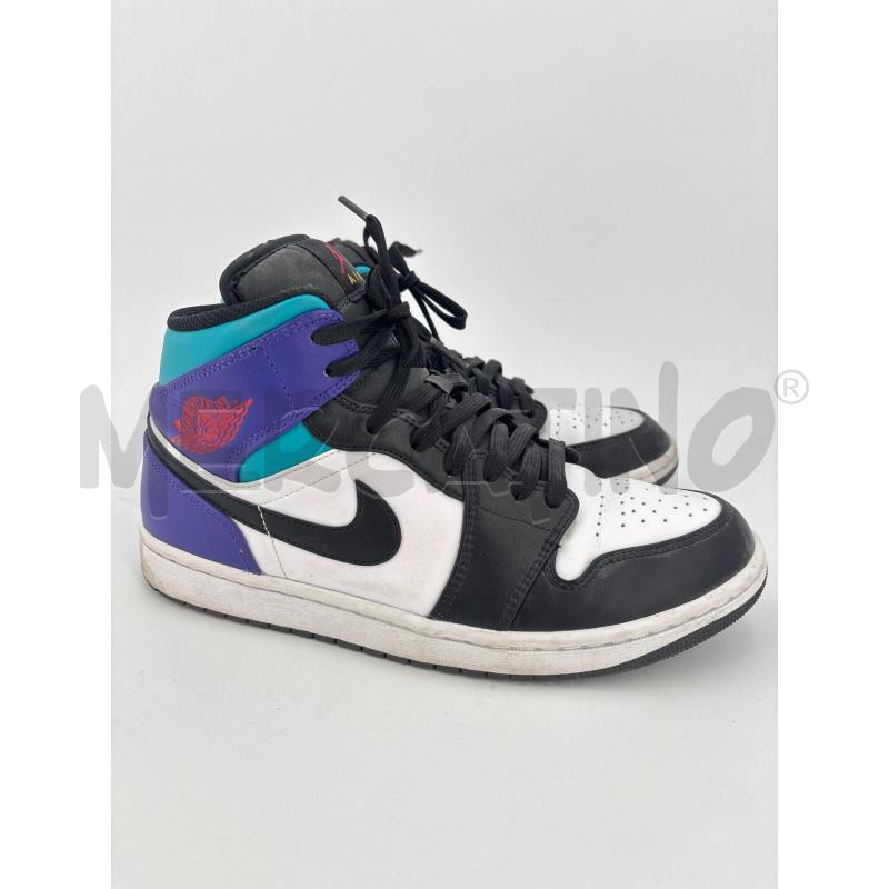 SNEAKERS JORDAN 1 MID COURT PURPLE TROPICAL TWIST  | Mercatino dell'Usato Roma torrevecchia 2