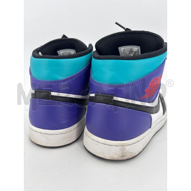 SNEAKERS JORDAN 1 MID COURT PURPLE TROPICAL TWIST  | Mercatino dell'Usato Roma torrevecchia 3